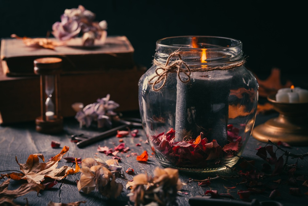Remembrance ritual as an important autumn homemaking tradition for spiritual families.