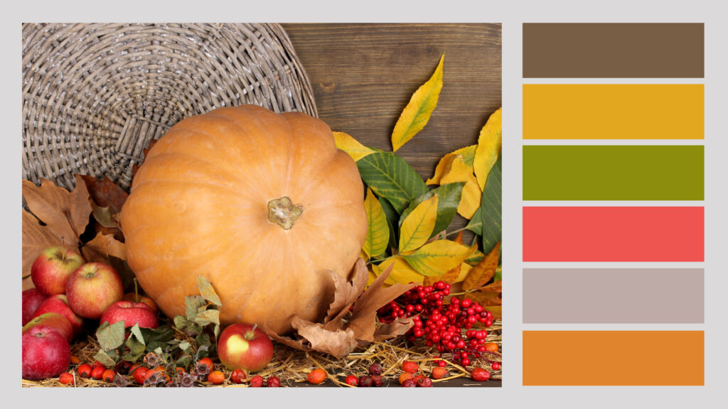fall home decor color schemes and florals