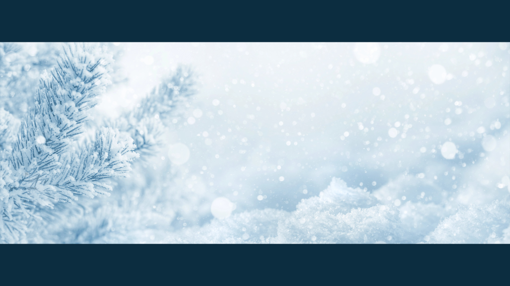 Winter landscape representing the stillness needed for earth-based intention setting in January