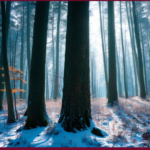 Mythic winter landscape representing the storytelling power of winter mythology for writers