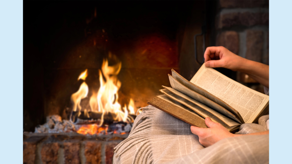 Cozy winter homemaking routines for a slow-living season with candles and warm blankets