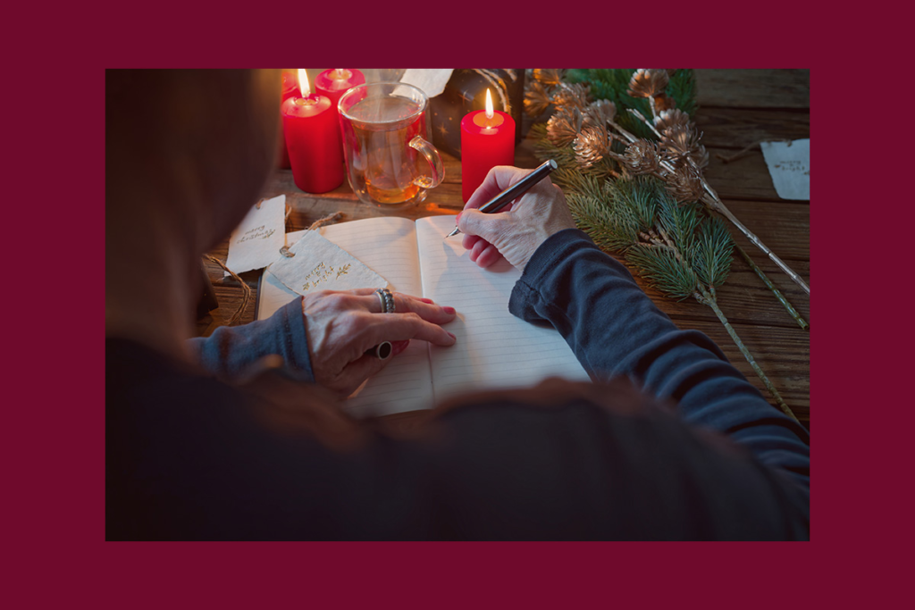 Winter zodiac homemaking guide with cozy seasonal décor and soft winter lighting.