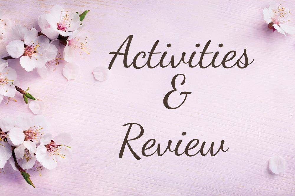 activities and review for lesson four